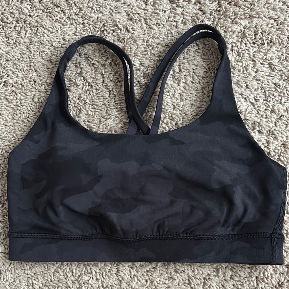 Lululemon Black Sports Bra Seamless Racerback